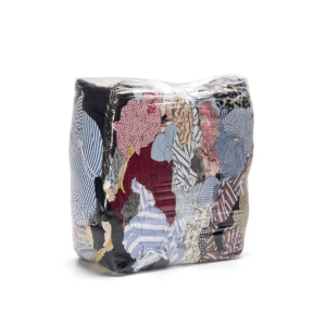 BAGS OF COLOURED RAGS - 10 KG