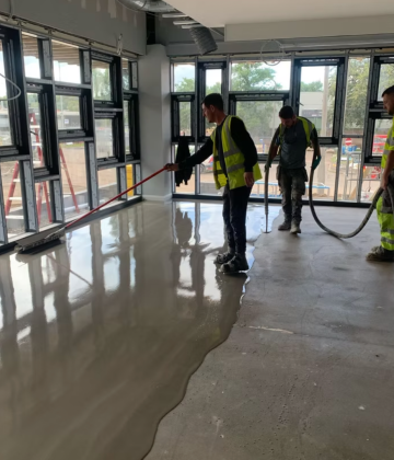 Industrial Floor Products Team at work